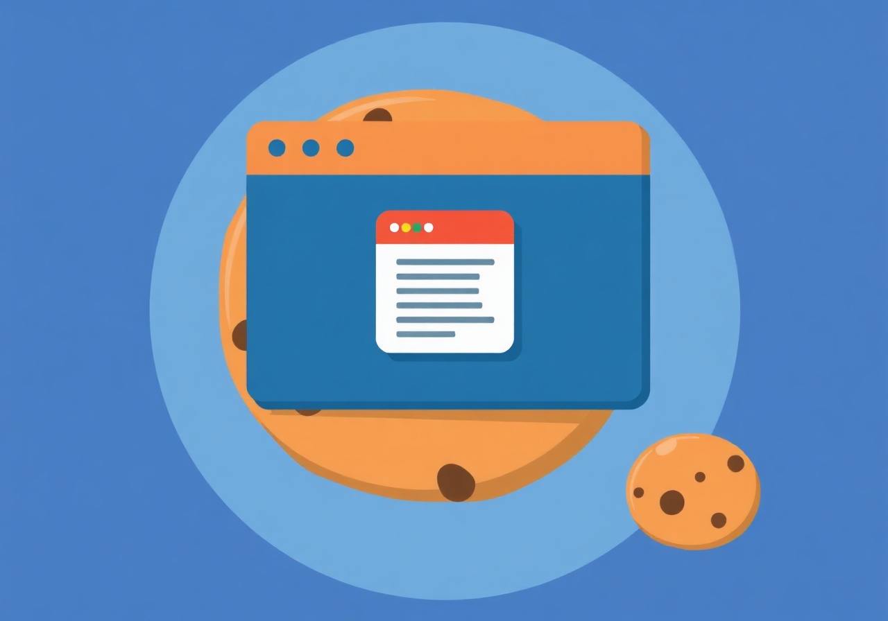 Иллюстрация настроек конфиденциальности и файлов cookie